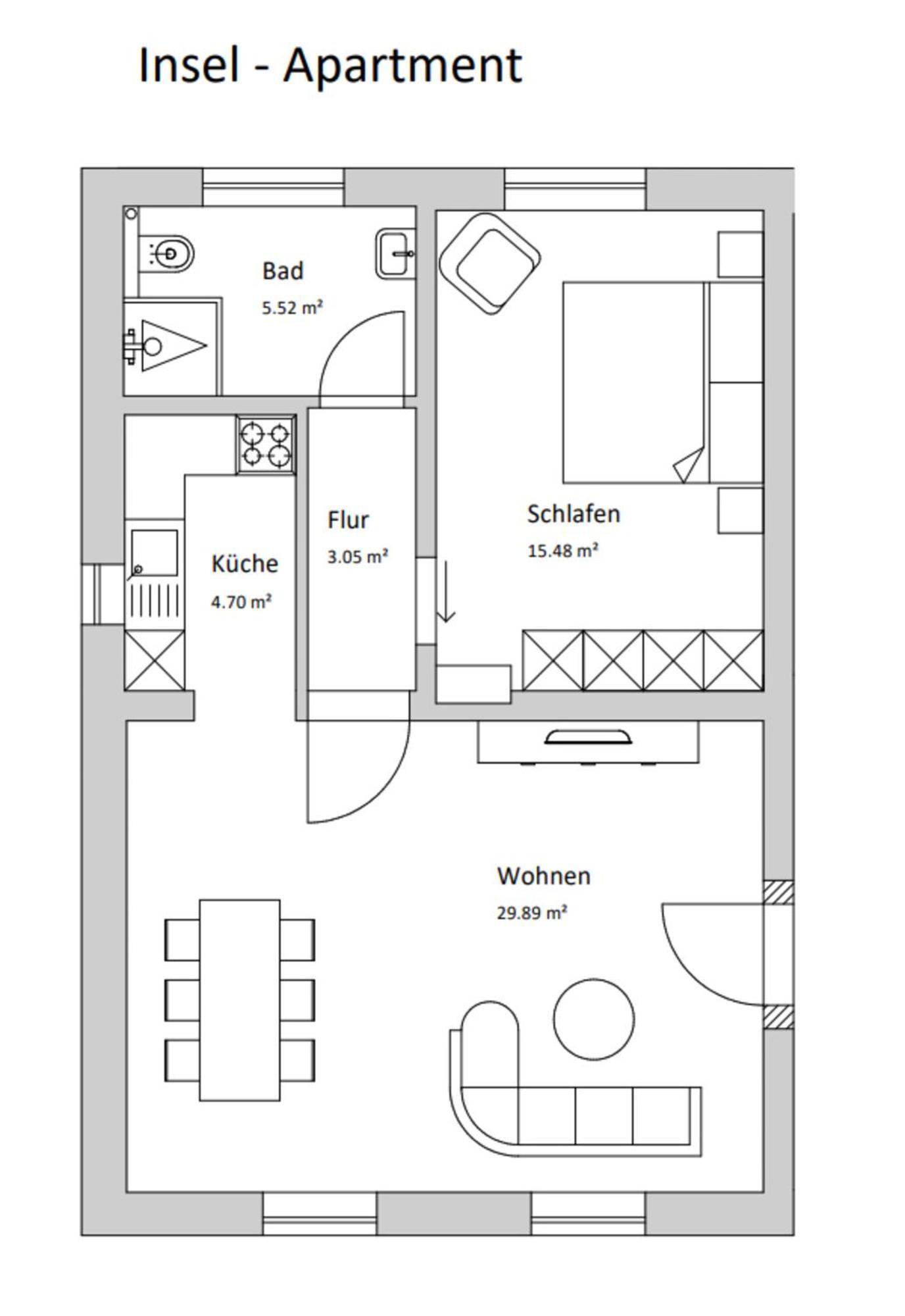 Insel-Apartment Im Herrenhaus Rheinblick Xanten Eksteriør billede